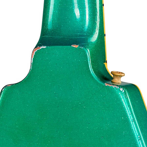 Gibson Custom Flying V Custom Electric Guitar - Heavy Aged, Teal Sparkle