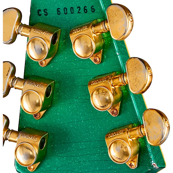 Gibson Custom Flying V Custom Electric Guitar - Heavy Aged, Teal Sparkle