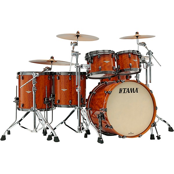 TAMA B Stock Starclassic Bubinga 5-Piece Drum Shell Pack - Gloss African Cherry