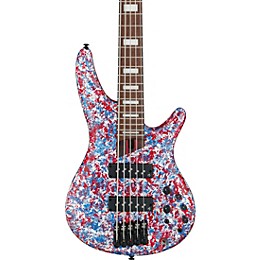 Ibanez Premium SR5A250 USA 250th Anniversary 5-String Electric Bass Guitar - Red, White, and Blue
