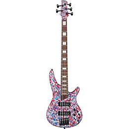 Ibanez Premium SR5A250 USA 250th Anniversary 5-String Electric Bass Guitar - Red, White, and Blue