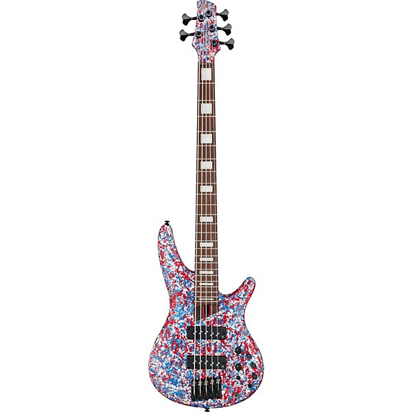 Ibanez Premium SR5A250 USA 250th Anniversary 5-String Electric Bass Guitar - Red, White, and Blue