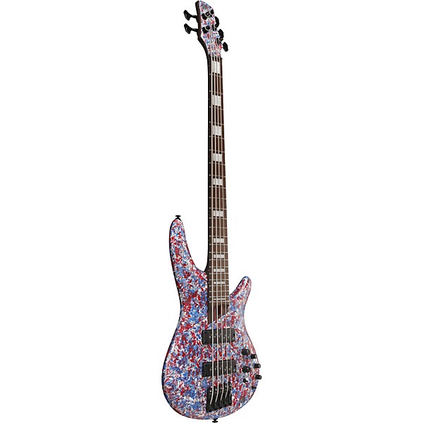 Ibanez Premium SR5A250 USA 250th Anniversary 5-String Electric Bass Guitar - Red, White, and Blue