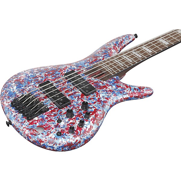 Ibanez Premium SR5A250 USA 250th Anniversary 5-String Electric Bass Guitar - Red, White, and Blue
