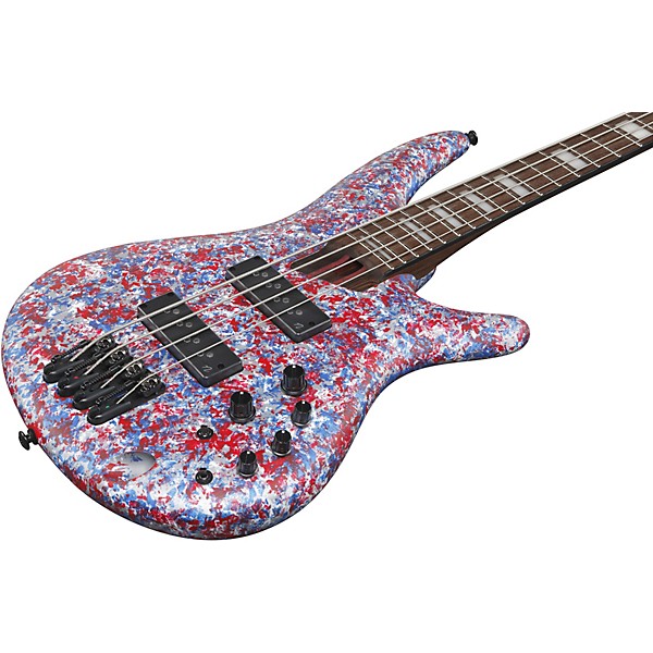 Ibanez Premium SR4A250 USA 250th Anniversary Electric Bass Guitar - Red, White, and Blue