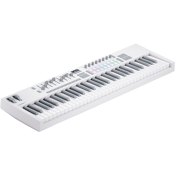 Novation Launchkey 61 MK4 Keyboard Controller - White