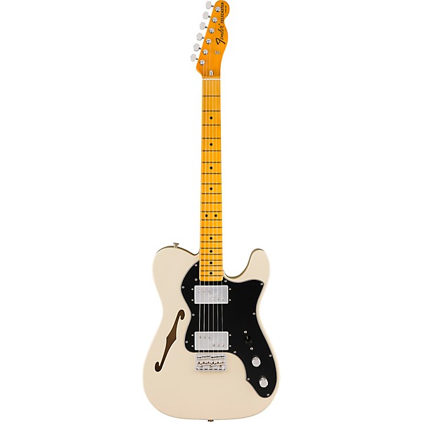 Fender American Vintage II 1972 Telecaster Thinline Semi-Hollowbody Electric Guitar - Olympic White