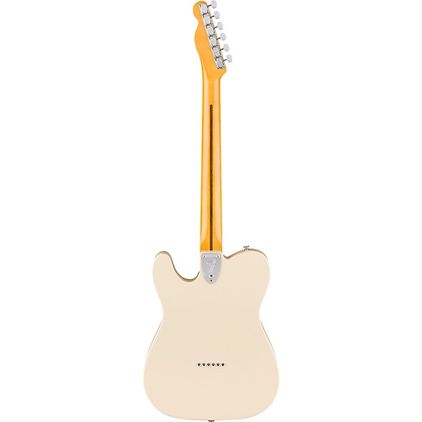 Fender American Vintage II 1972 Telecaster Thinline Semi-Hollowbody Electric Guitar - Olympic White