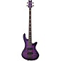 Schecter Guitar Research Stiletto Extreme-4 Electric Bass Guitar - Satin Purple Burst