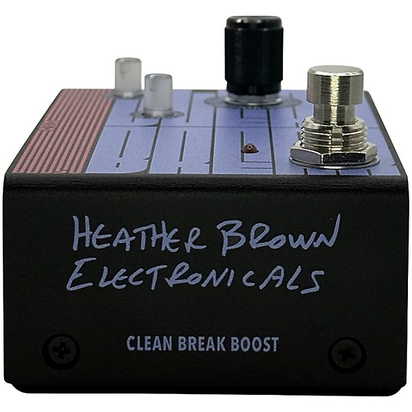 Heather Brown Electronicals Clean Break Volume Boost and EQ Pedal - Black