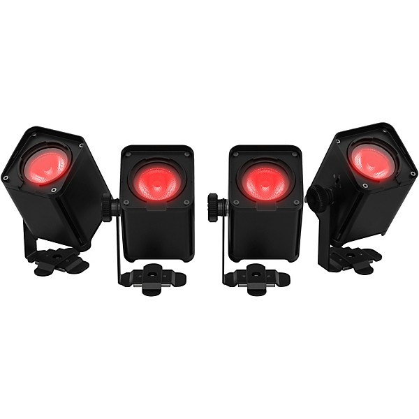 CHAUVET DJ Freedom H1 IP X4 Wireless RGBAW+UV 4-Piece Wash Light Kit