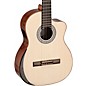 Manuel Rodriguez Academia Exotica Santos Pavo Real Cutaway Acoustic-Electric Classical Guitar Natural thumbnail