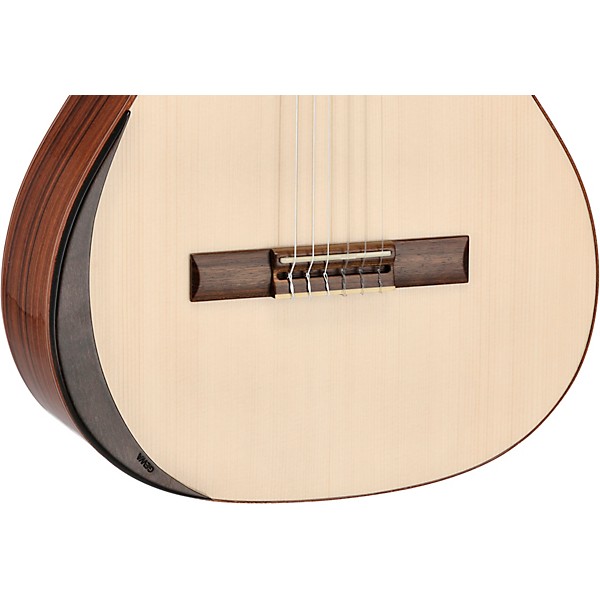 Manuel Rodriguez Academia Exotica Santos Pavo Real Cutaway Acoustic-Electric Classical Guitar Natural