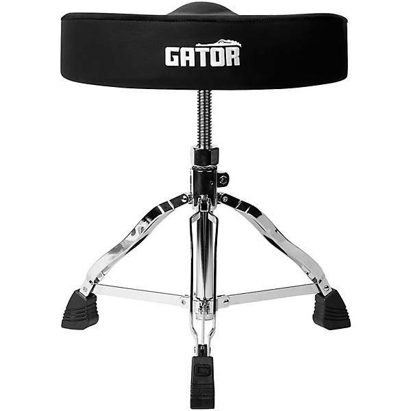 Gator Spindle Saddle Seat Drum Throne - Black