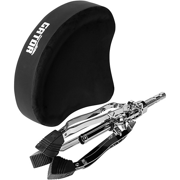 Gator Spindle Saddle Seat Drum Throne - Black