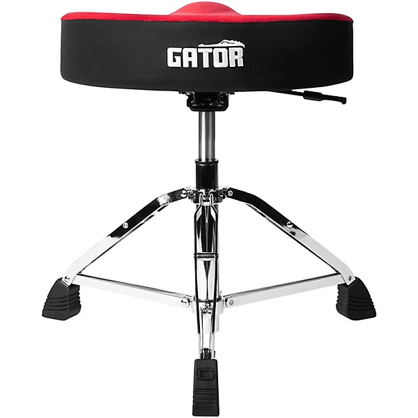Gator Air Glide Saddle Seat Drum Throne - Red