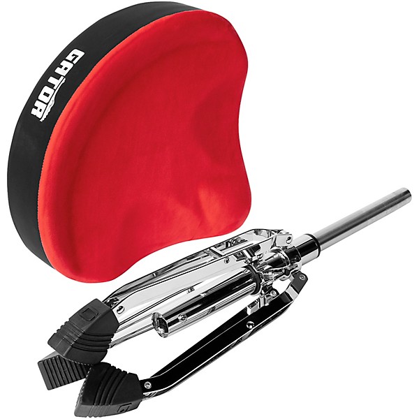 Gator Air Glide Saddle Seat Drum Throne - Red
