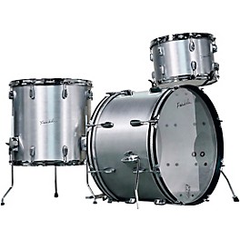 Franklin Drum Company 3-Piece Brushed Aluminum Shell Pack