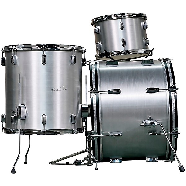 Franklin Drum Company 3-Piece Brushed Aluminum Shell Pack