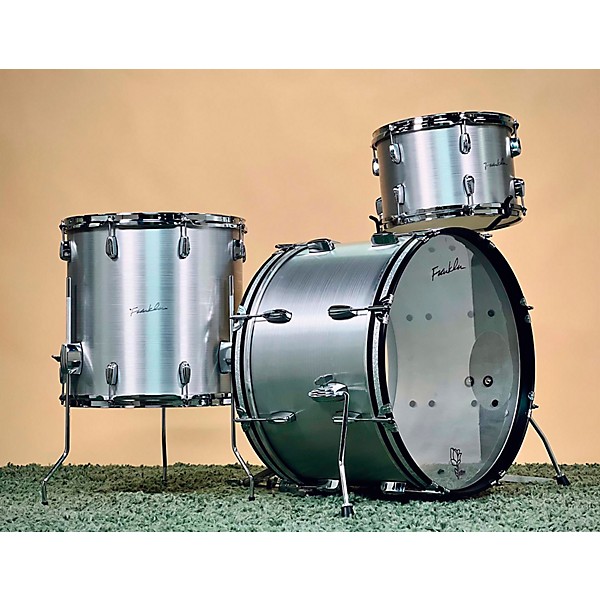 Franklin Drum Company 3-Piece Brushed Aluminum Shell Pack