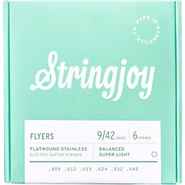 Stringjoy Flyers Electric Guitar Strings - Super Light (09-42)