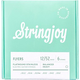 Stringjoy Flyers Electric Guitar Strings - Heavy (12 - 52)