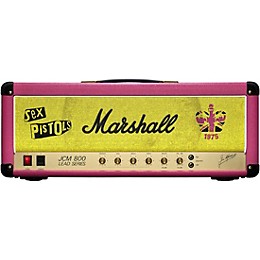Marshall Sex Pistols 50th Anniversary Half Stack With JCM800 2203 100W Tube Amp Head and 1960A 4x12" Cabinet - Pink