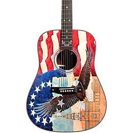 Martin HD-28 Semiquincentennial Dreadnought Acoustic Guitar - Custom Artwork