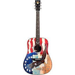 Martin HD-28 Semiquincentennial Dreadnought Acoustic Guitar - Custom Artwork