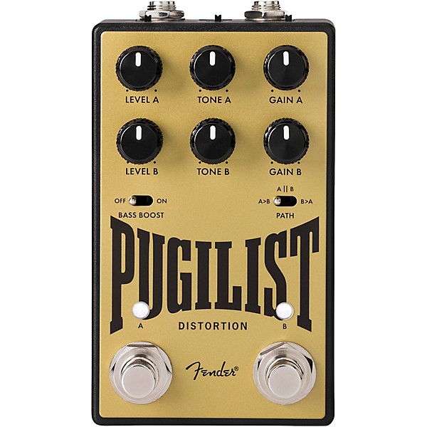 Fender Pugilist Distortion V2 Pedal - Black
