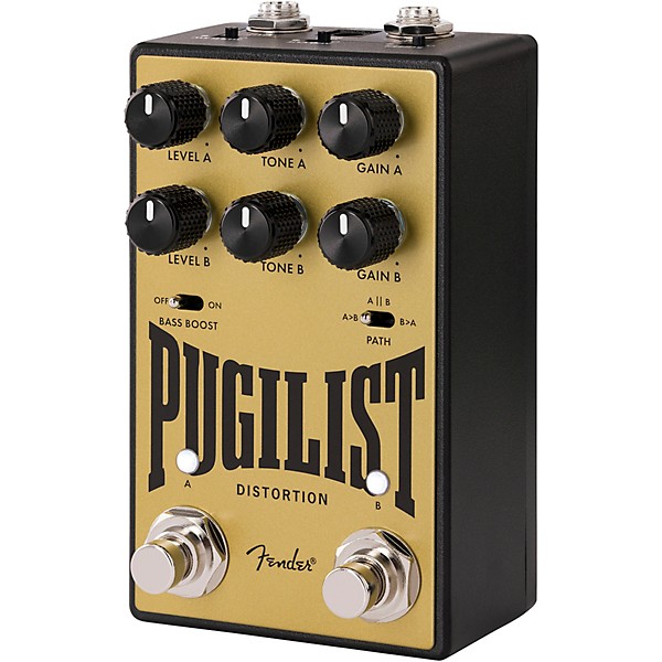 Fender Pugilist Distortion V2 Pedal - Black
