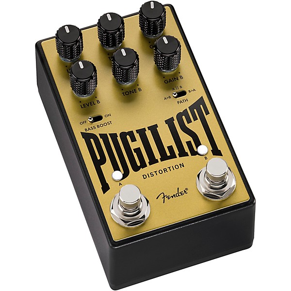 Fender Pugilist Distortion V2 Pedal - Black