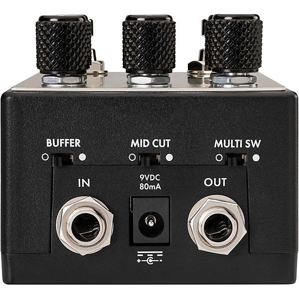 Fender Pugilist Distortion V2 Pedal - Black