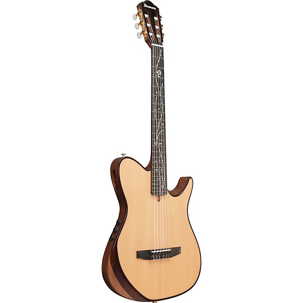 Ibanez TOD100N Tim Henson Signature Nylon-String Acoustic-Electric Guitar - Natural High Gloss