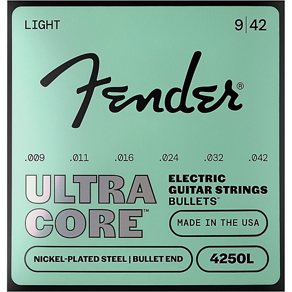 Fender 1250 UltraCore Electric Guitar Strings - Light