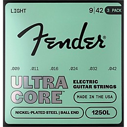Fender 4250 UltraCore Bullets Electric Guitar Strings 3-Pack - Light