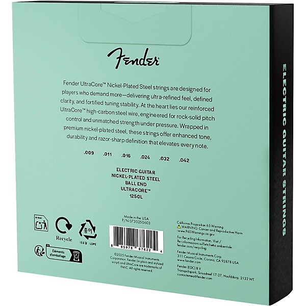 Fender 4250 UltraCore Bullets Electric Guitar Strings 3-Pack - Light