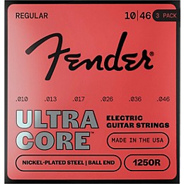 Fender 4250 UltraCore Bullets Electric Guitar Strings 3-Pack - Regular