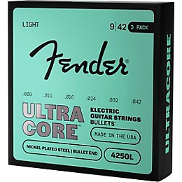 Fender 1250 UltraCore Electric Guitar Strings 3-Pack - Light