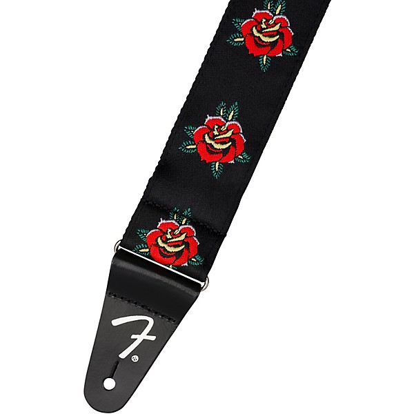 Fender Rose Guitar Strap - Red 2 in.