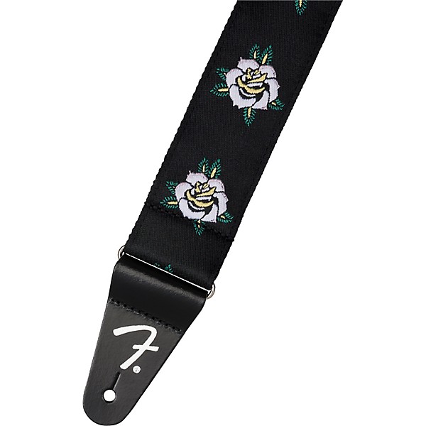 Fender Rose Guitar Strap - White 2 in.