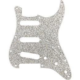 Fender Hybrid Glass/Glitter Stratocaster SSS Pickguard - Silver Sparkle