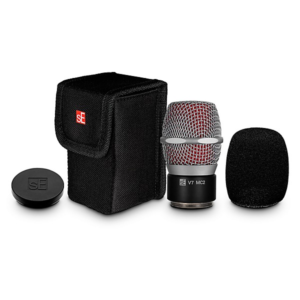 sE Electronics V7 MC2 Supercardioid Mic Capsule for Sennheiser Wireless Transmitters - Silver