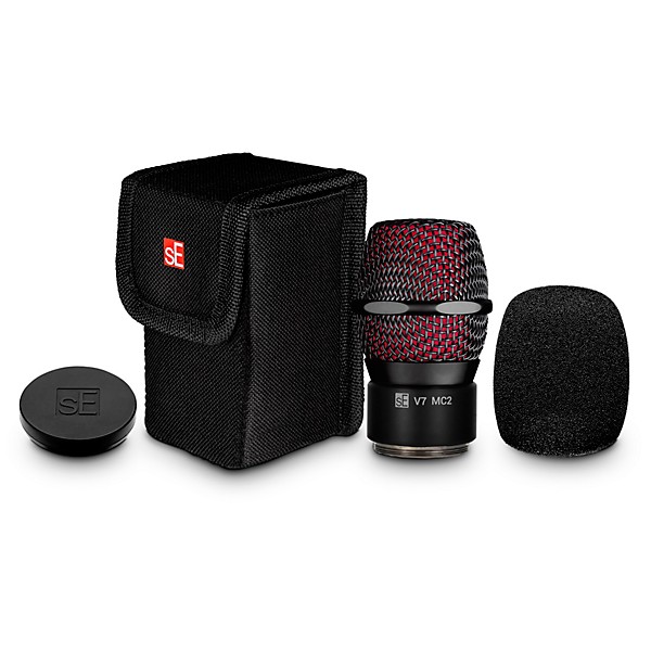 sE Electronics V7 MC2 Supercardioid Mic Capsule for Sennheiser Wireless Transmitters - Black
