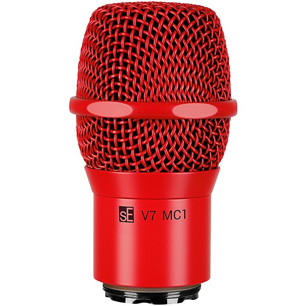 sE Electronics V7 MC1 Supercardioid Mic Capsule for Shure Wireless Transmitters - Red