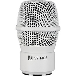 sE Electronics V7 MC1 Supercardioid Mic Capsule for Shure Wireless Transmitters - White