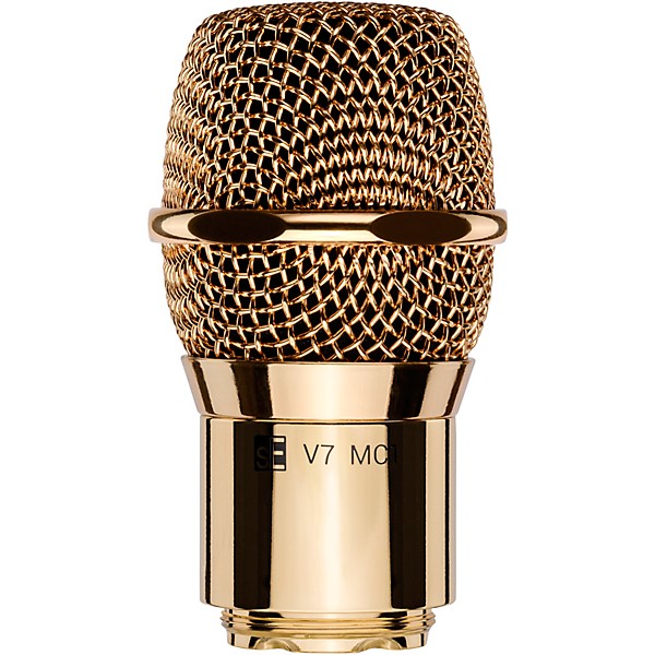 sE Electronics V7 MC1 Supercardioid Mic Capsule for Shure Wireless Transmitters - Gold