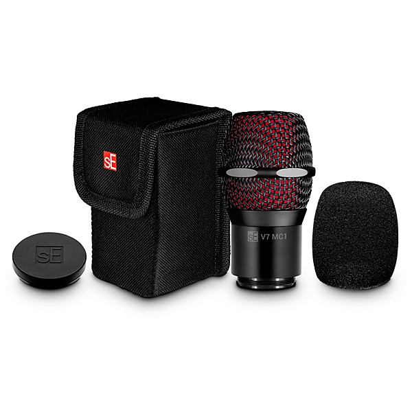 sE Electronics V7 MC1 Supercardioid Mic Capsule for Shure Wireless Transmitters - Black