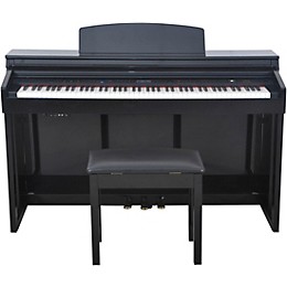 Artesia DP-150e 88-Key Deluxe Digital Upright Piano - Ebony Polish
