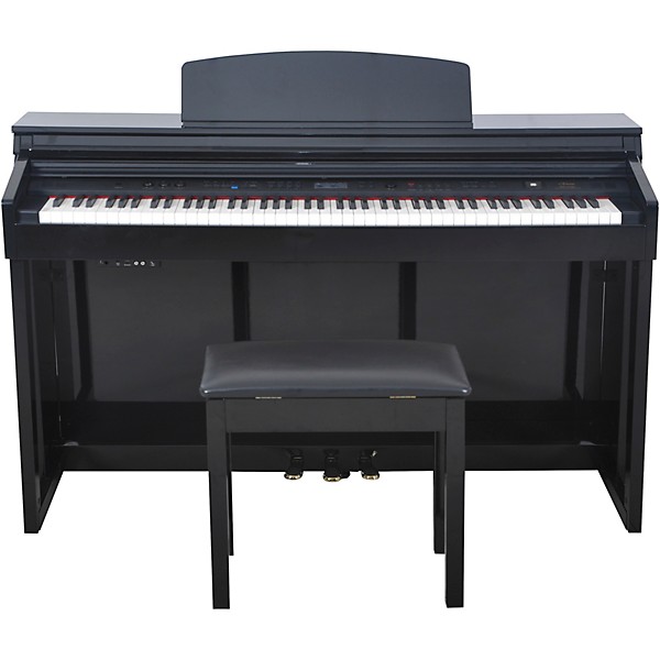 Artesia DP-150e 88-Key Deluxe Digital Upright Piano - Ebony Polish